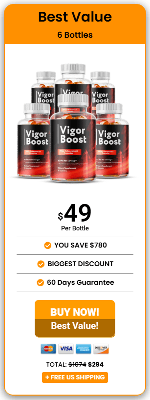 Vigor Boost 6 bottle price 